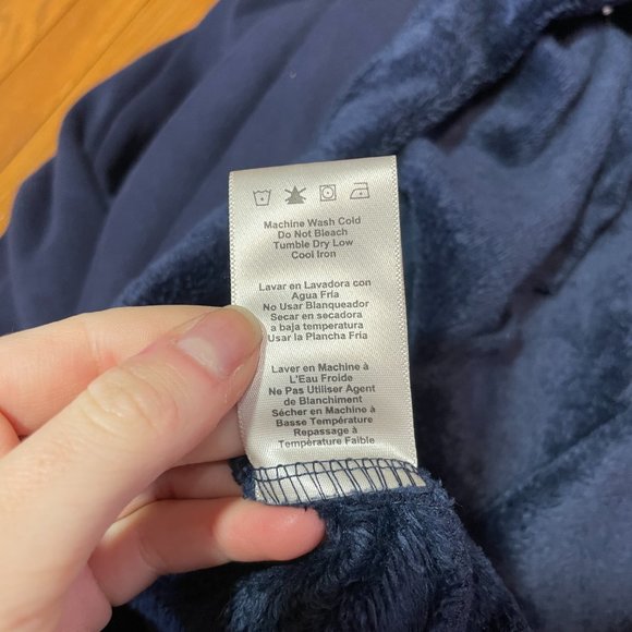 UGG Cozy Fleece-Lined Robe in navy size s - Picture 8 of 10